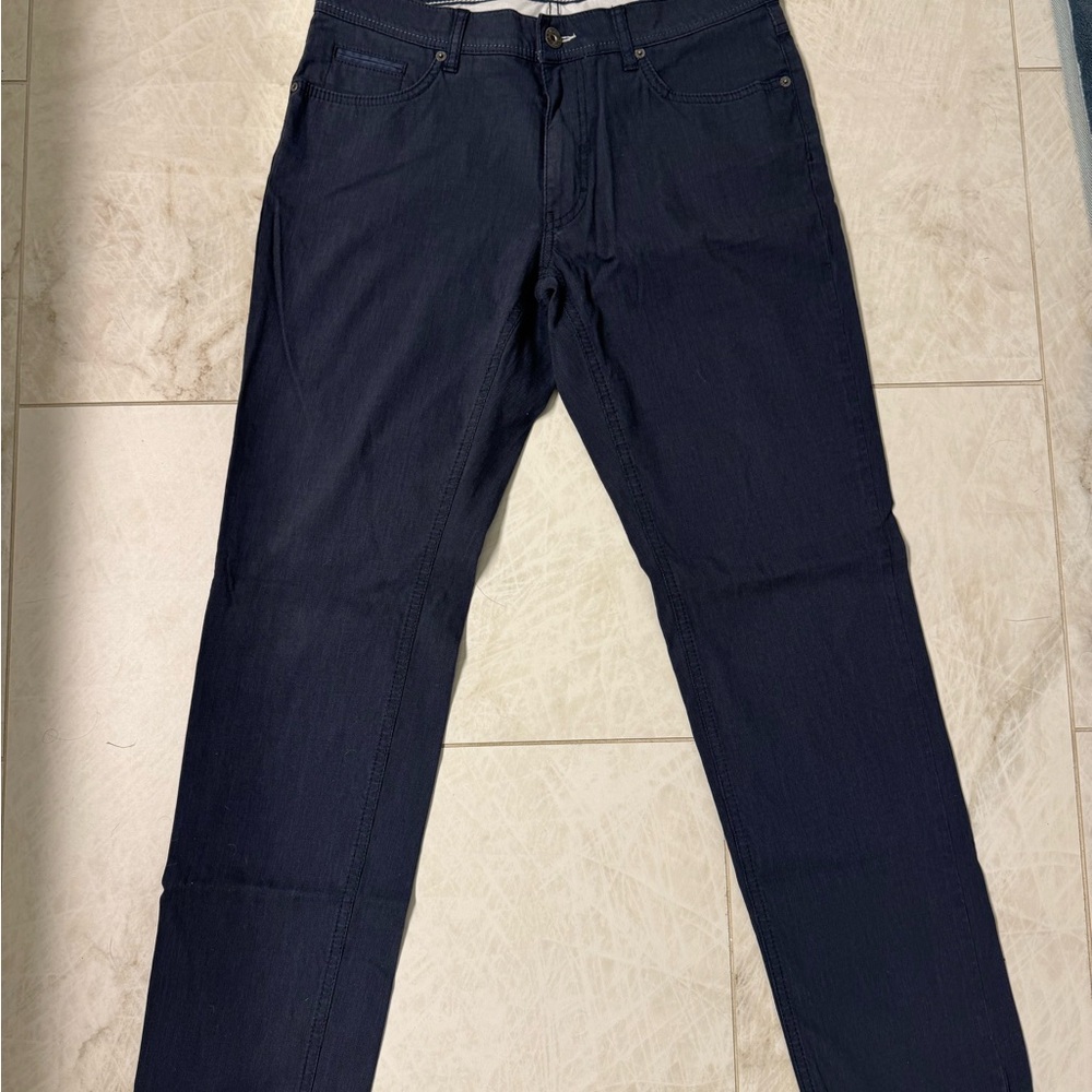 Men's Brax Cooper Fancy Regular Microprint Pant